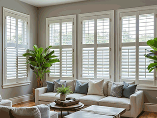 Shutters close tighter and block more light than any other window covering!